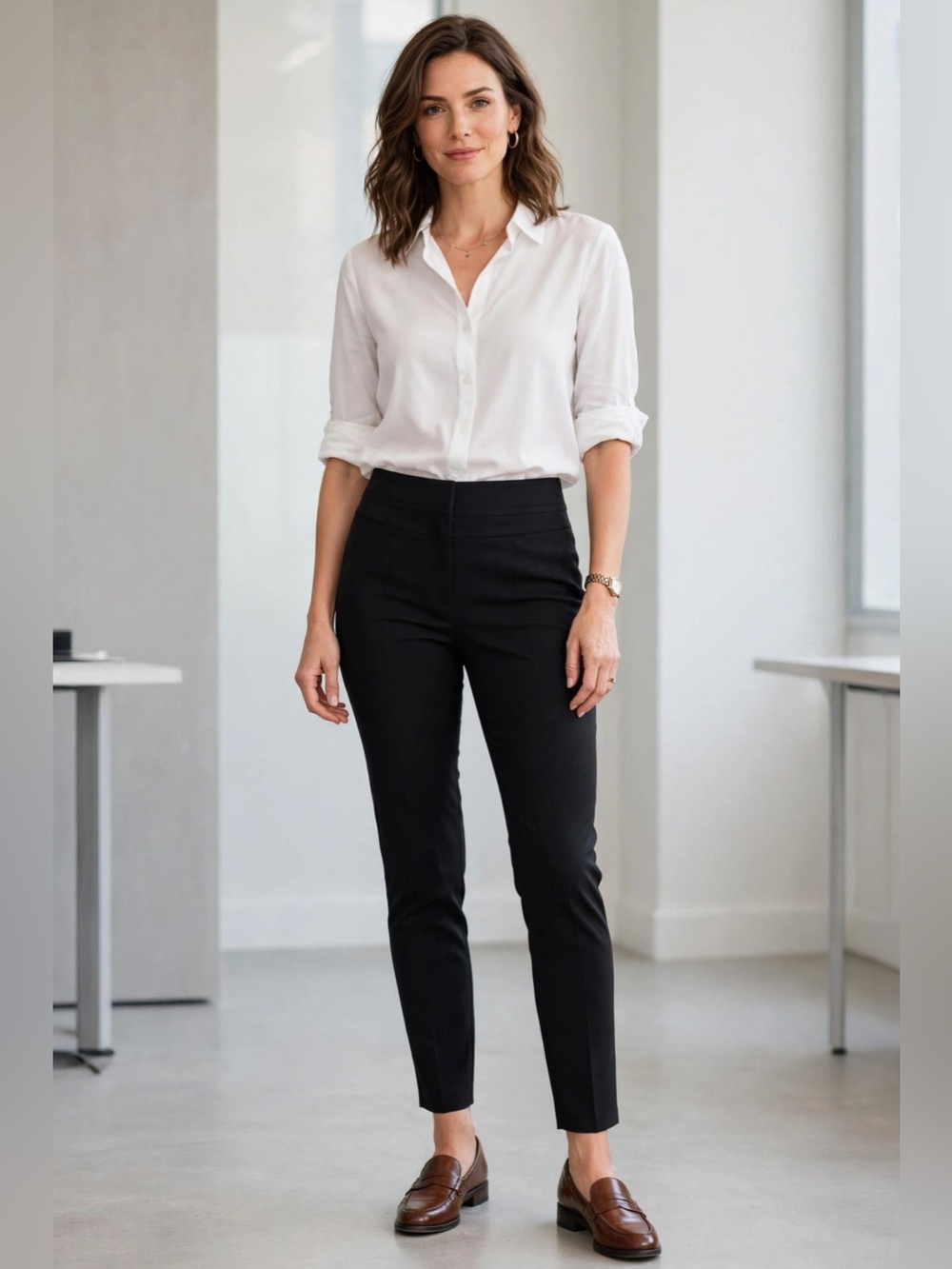 Simply Vera Vera Wang Black High-Rise Skinny Ponte Pants